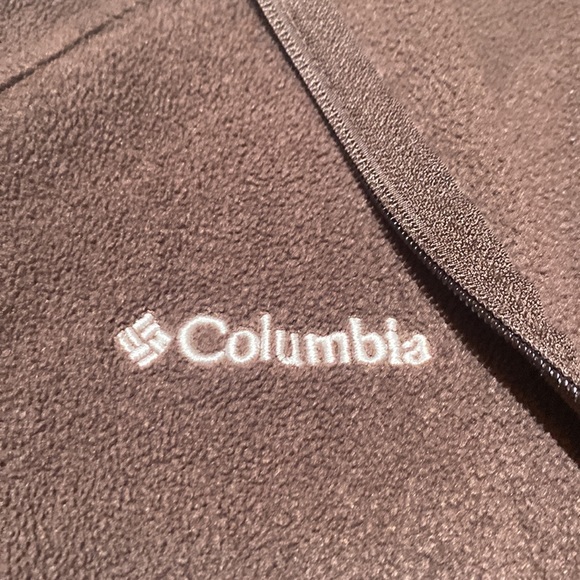 Columbia Brown zip up fleece jacket - Picture 5 of 10